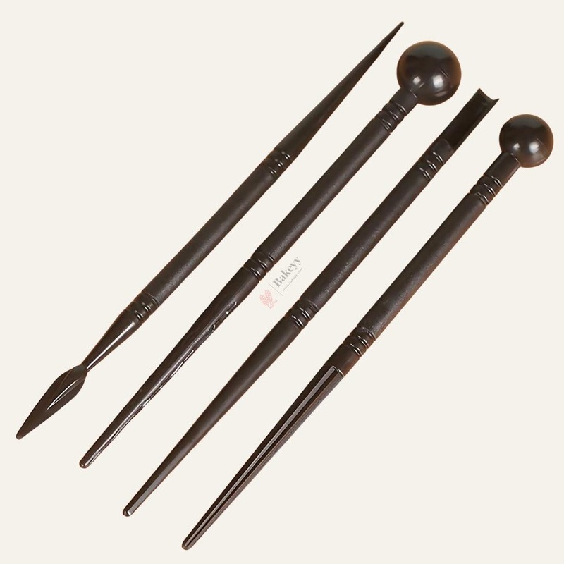 Rolled Fondant Tool Moulding Pen Set  4 Pieces