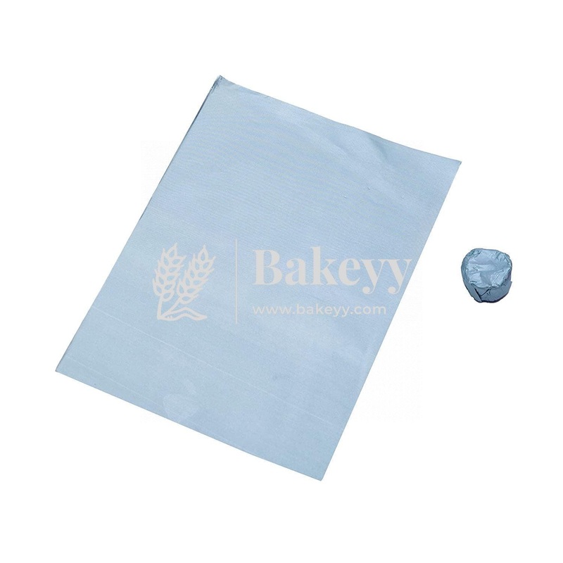 Sky Blue Chocolate Wrapping Paper - Aluminium Foil | 7x10" Size | Pack of 300
