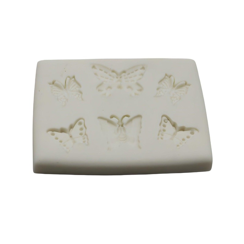 White Butterflies Fondant Mould