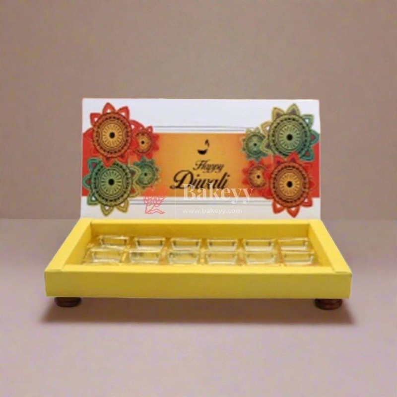 White Color Chocolate Box For 18 Cavity | Gift Box | Multipurpose Box | Diwali Special | Pack Of 10