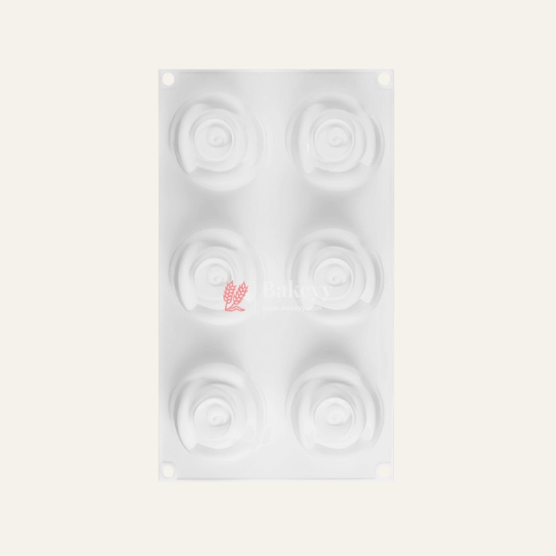 3D Rose Silicone Mold for Cake French Cupcake Dessert Moulds
