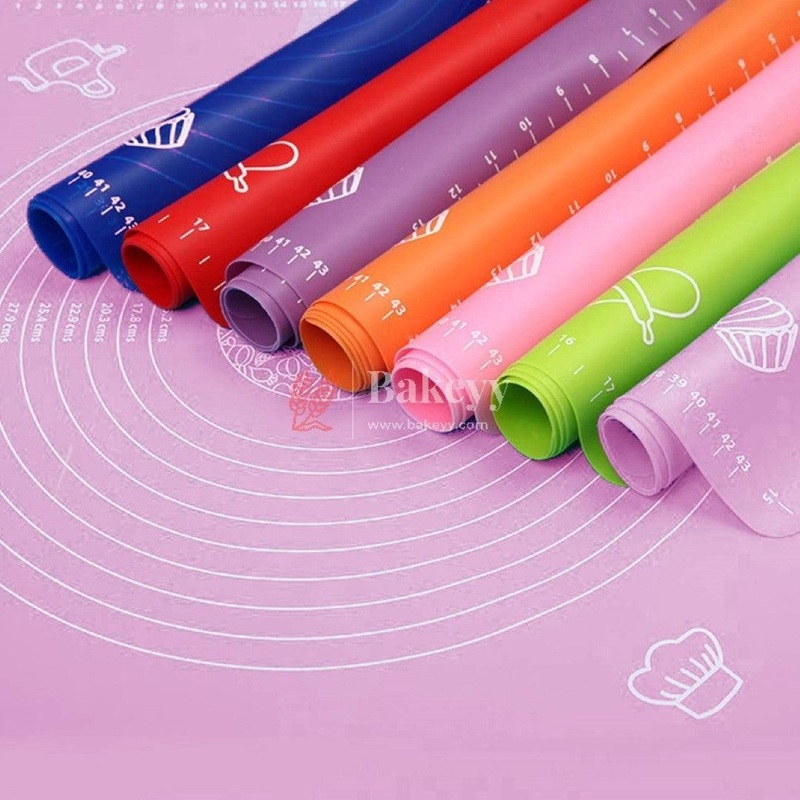 40x30 cm Silicone Baking Mat Non-Stick Fondant Rolling Mat Silicone Kneading
