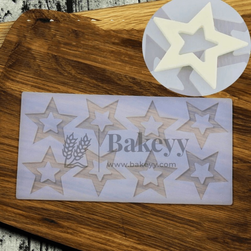 8 Cavity Silicone Chocolate Garnishing Sheet Mould