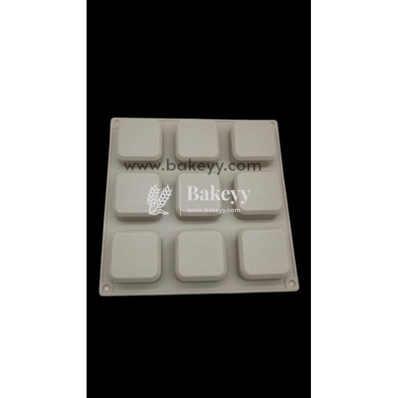 9 CAVITIES - SILICONE SOAP MOLD