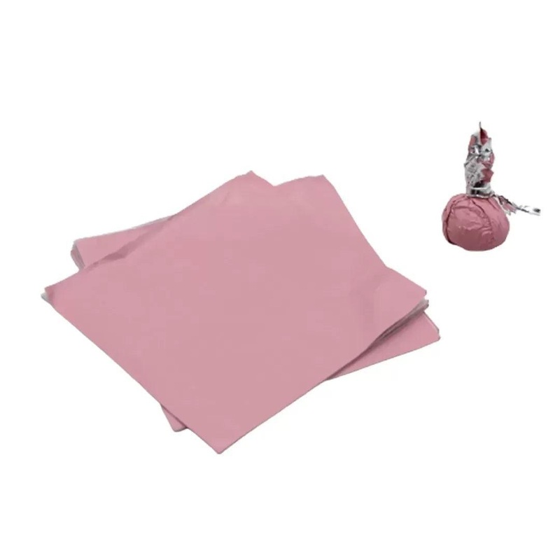 Aluminium Chocolate Wrappers |  Baby Pink Colour | Pack Of 200