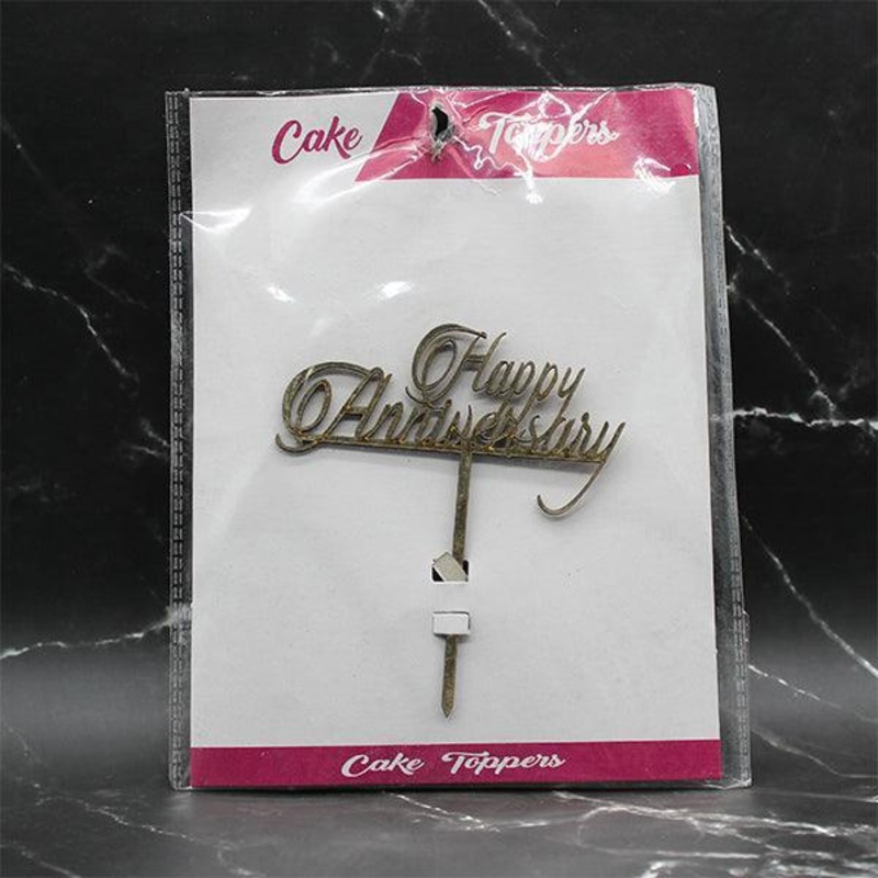 Cake Topper | Happy Anniversary