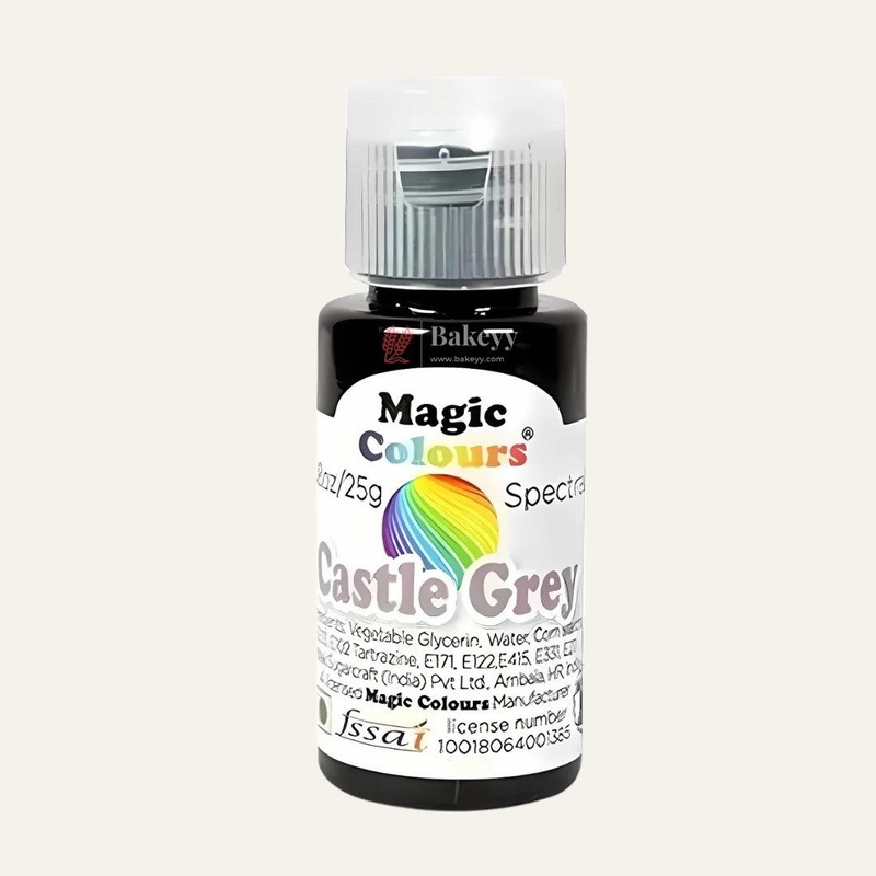 Castle Grey | Magic Colours | Icing Gel Colour | 25g