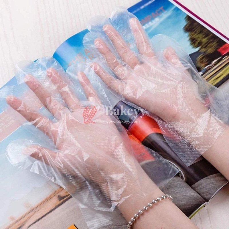 Disposable Hand Gloves | Transparent | Pack Of 100