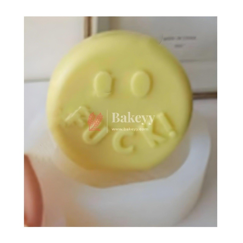 Fuck! Round Shape Silicon Candle Moulds