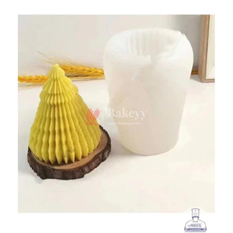 Geometric Line Tree Shape Silicon Candle Moulds