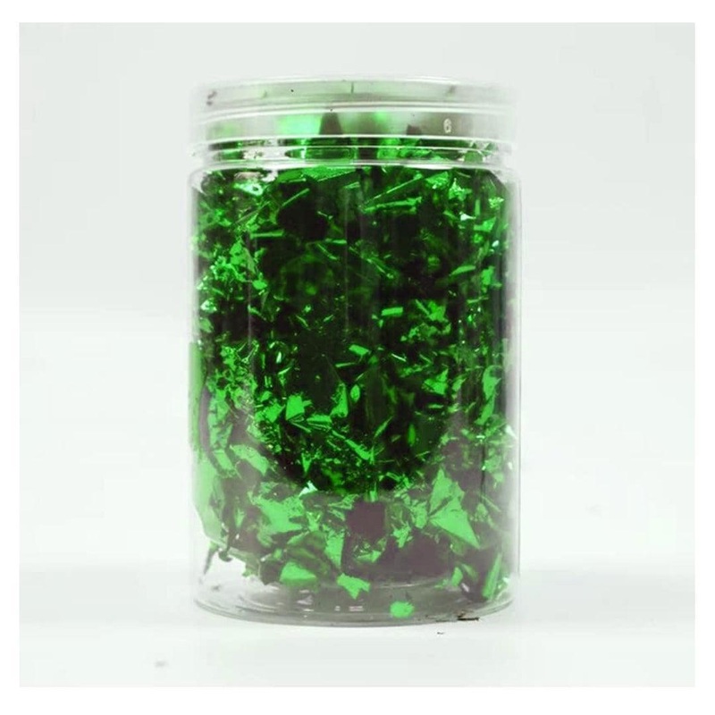 Non Edible Leaf Flakes | For Decorations | Arts N Craft | Green