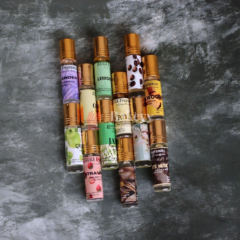Perfume Oil For Candle Making | Candle Perfume Oil | 6 ml | Different Fragrance in a Pack | Pack of 12