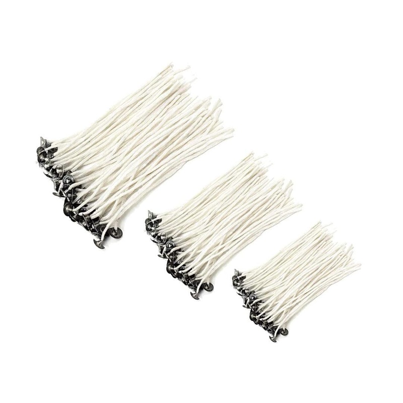Pre Waxed Candle Making Wick | White | 100 Pieces