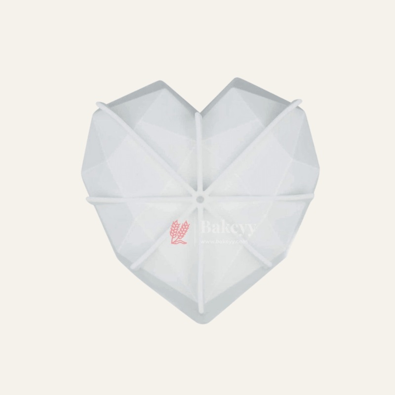 Silicon 3D Diamond Heart Entremet Cake Mould Mousse Mould