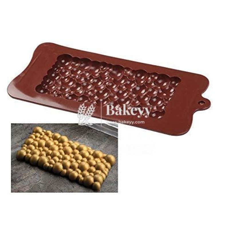 Silicone Bubble Design Bar Mould Candy Chocolate Bar Mould