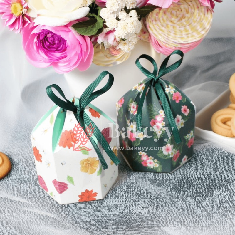 Candy Box | 10Pcs | Gift Box | Favor Box with Bowknot |
