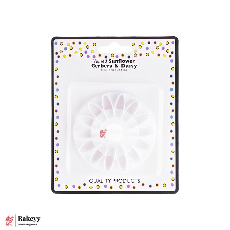 Plunger Cutter Fondant Mould Sunflower Gerbera & Daisy| 1 Piece