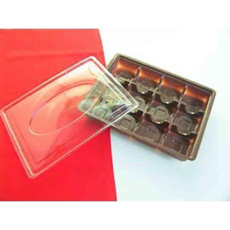 12 Cavity Cavity Dream Chocolate Box With Transparent Lid (Pack Of 25)