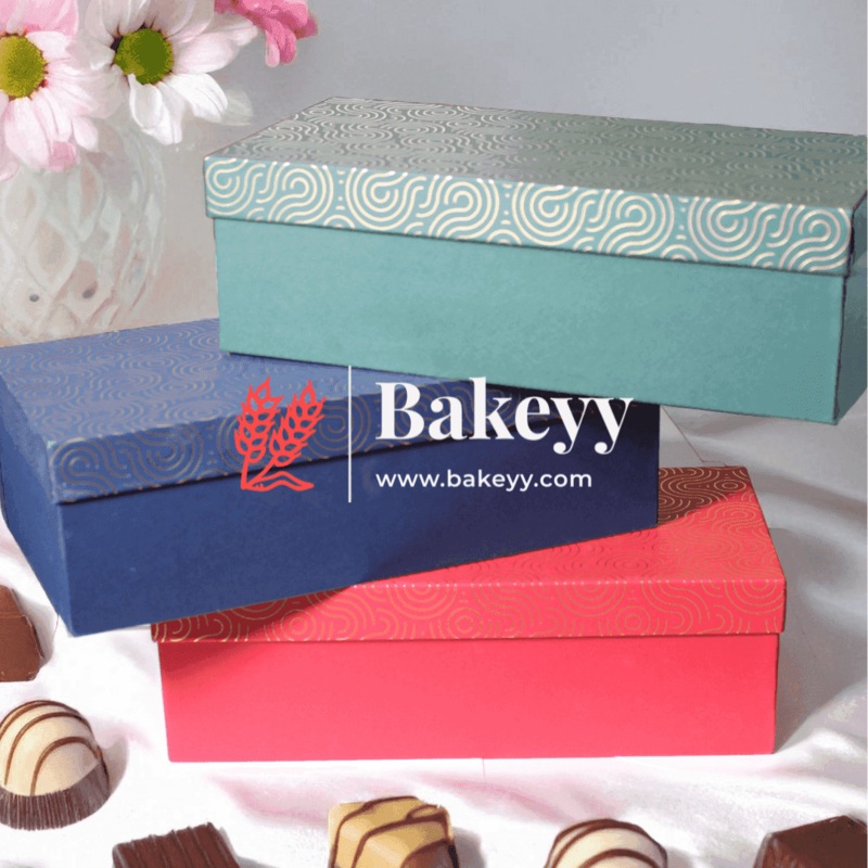 13x6x4 Inch Empty Rigid Gift Box | Hamper Box | Rectangle Shape |