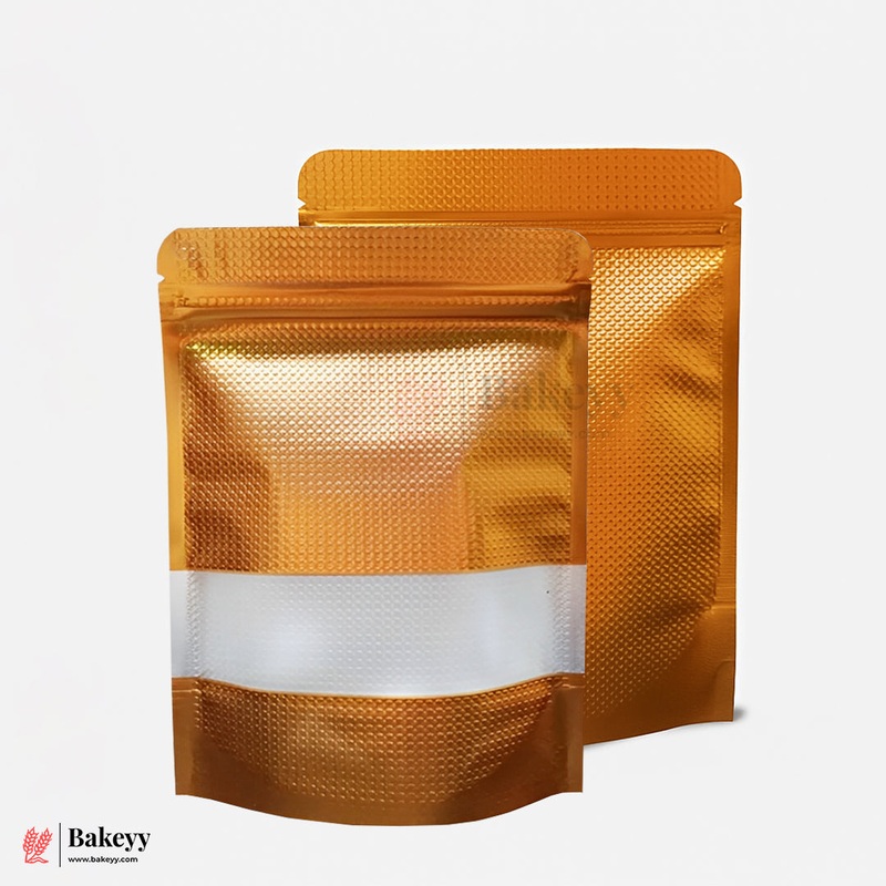 2 kg | Zip Lock Pouch | Copper Colour | 20x30 CM |  Standing Pouch | Pack of 100