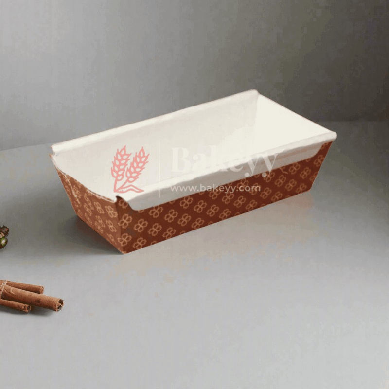 250g | Bake and Serve | Pack of 50 | Plum Cake Mould | Bar Cake Mould