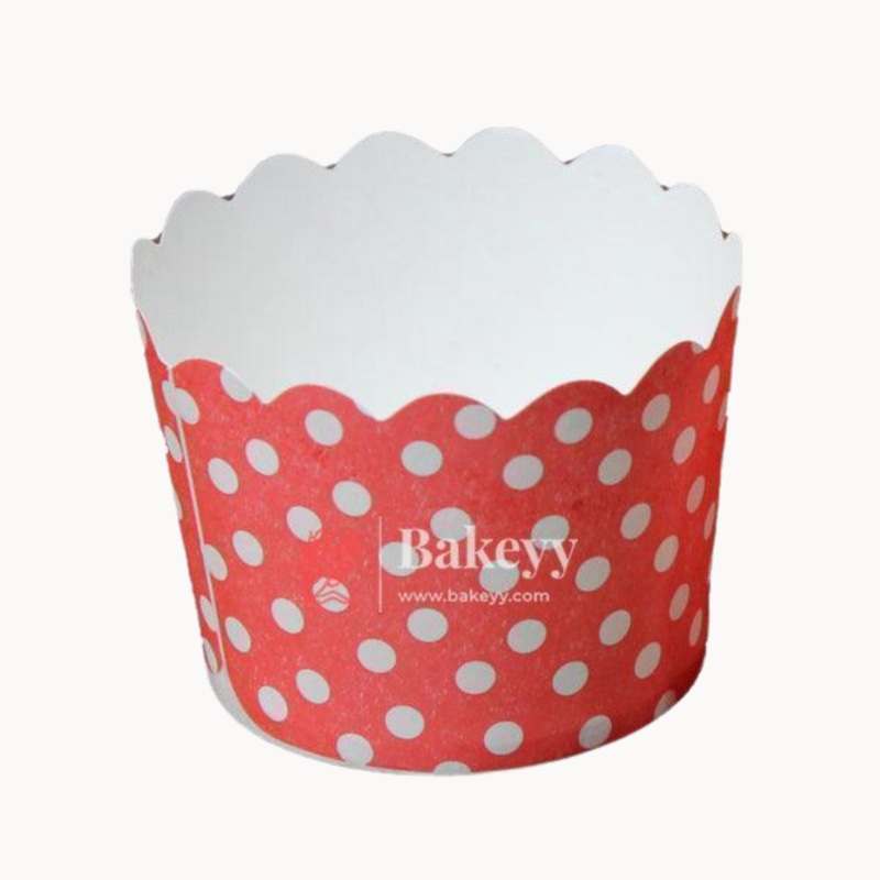 5cm | Red with white dots | Muffin Cup | Baking Cup  | 50 pcs