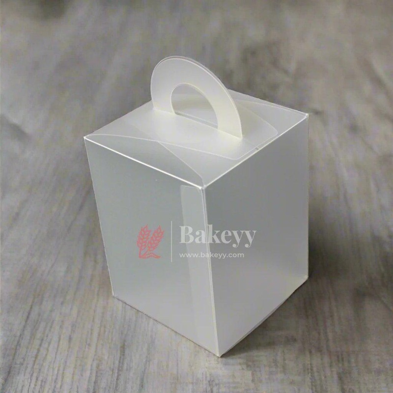 7.5x7.5x10 cm|| Mat finish PVC  Foldable Plastic Gift Boxes || Pack of 10 || Perfect for Gifts, Party Favors, and Event Displays|