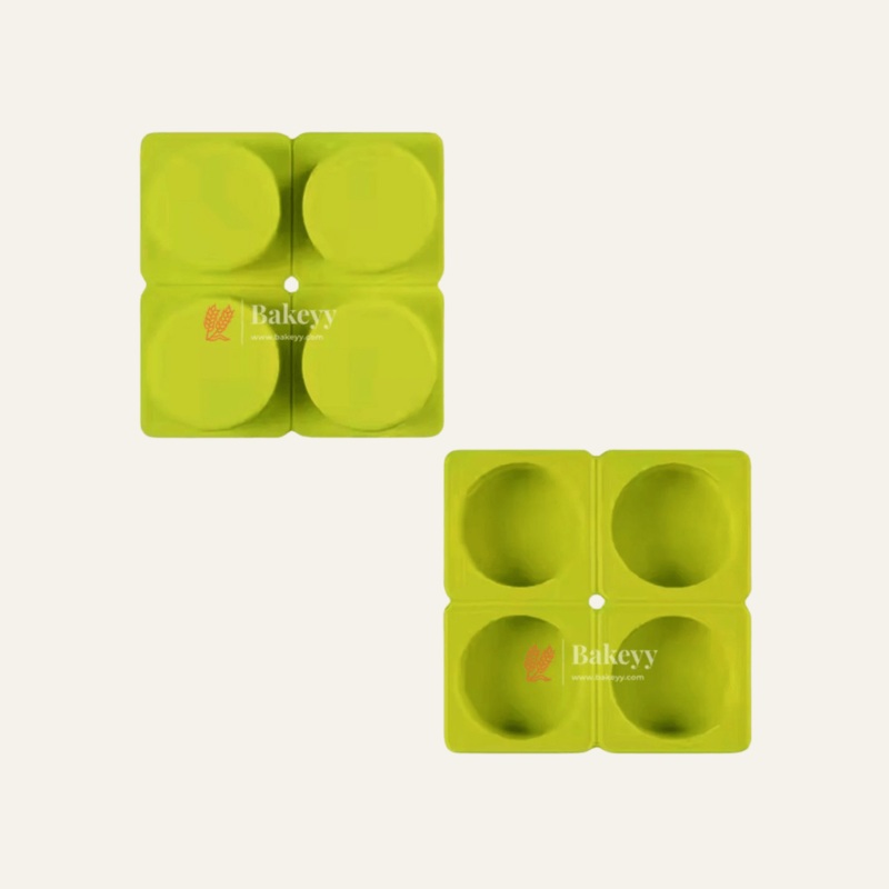 Silicone Oval Baking Mould  4 Cavity | Heat Resistant| Non-Stick|