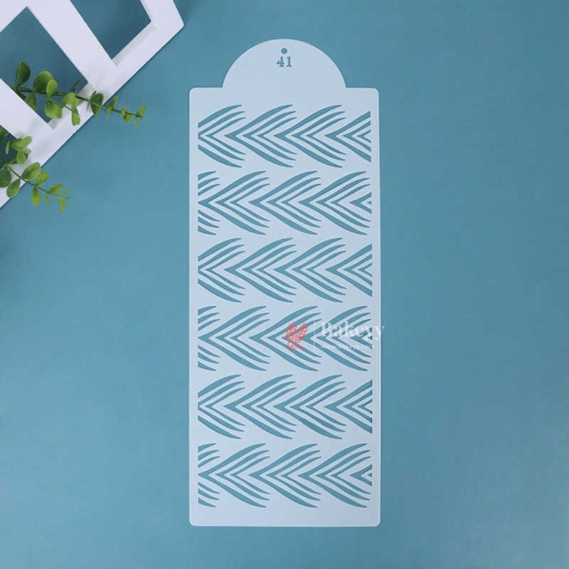 15x39cm| Arrow Shaped Cake Stencil | DIY Crafts & Baking | Reusable Sheets | 1 Piece