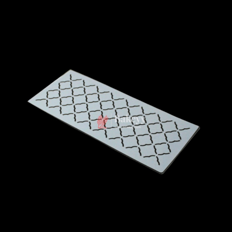 15x39cm| Diamond Pattern Cake Stencil | DIY Crafts & Baking | Reusable Sheets |1 Piece
