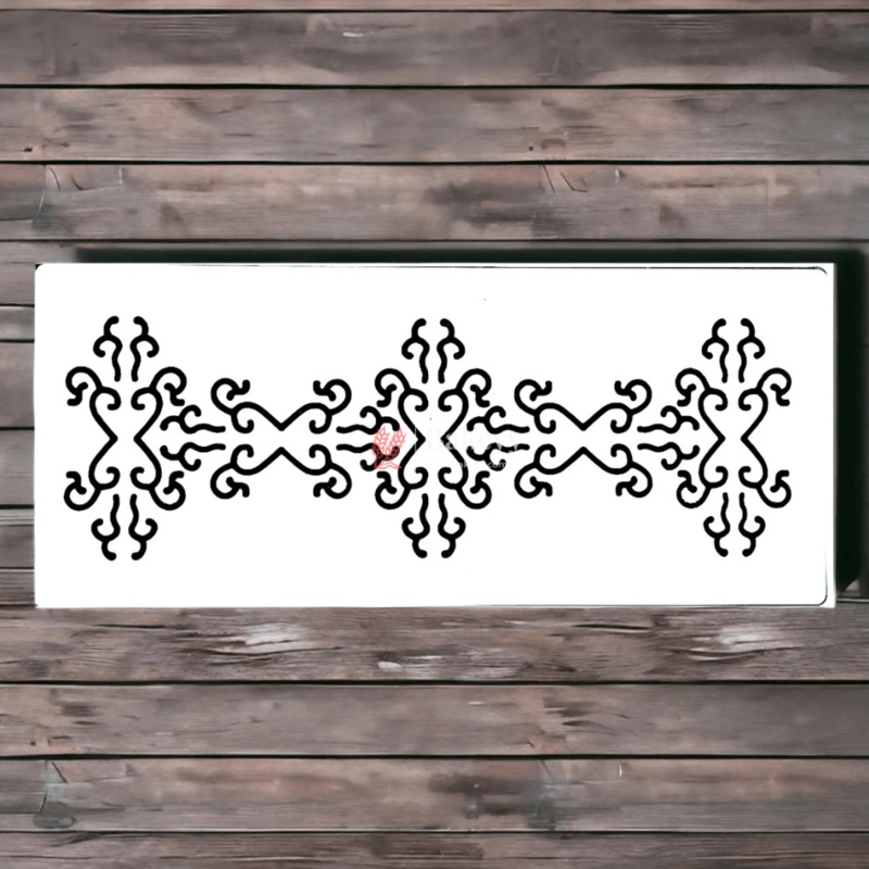15x39cm| Lace Pattern Cake Stencil |  DIY Crafts & Baking | Reusable Sheets | 1 Piece