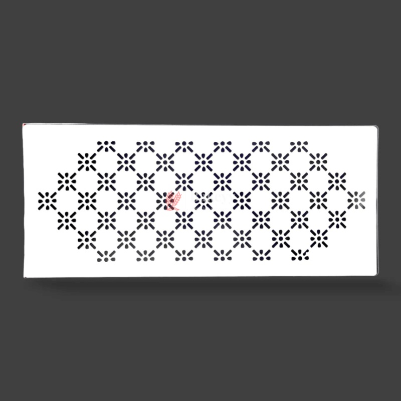 15x39cm|Small Flower Design Cake Stencil |DIY Crafts & Baking | Reusable Sheets | 1 Piece
