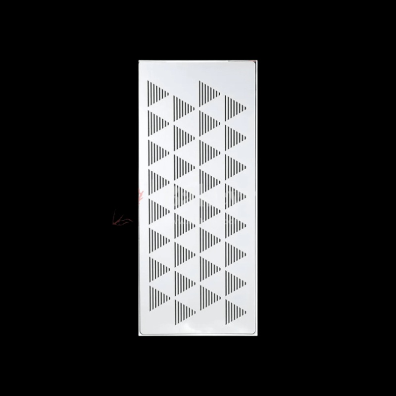 15x39cm| Triangle Design Cake Stencil | DIY Crafts & Baking | Reusable Sheets | 1 Piece