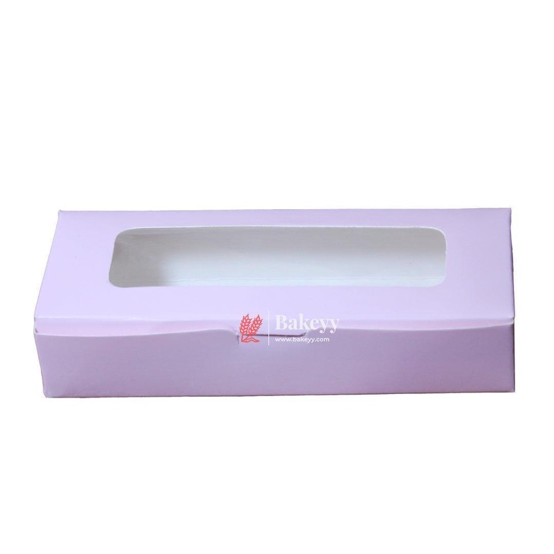 2  Macaron Box | Pink Color | With Window