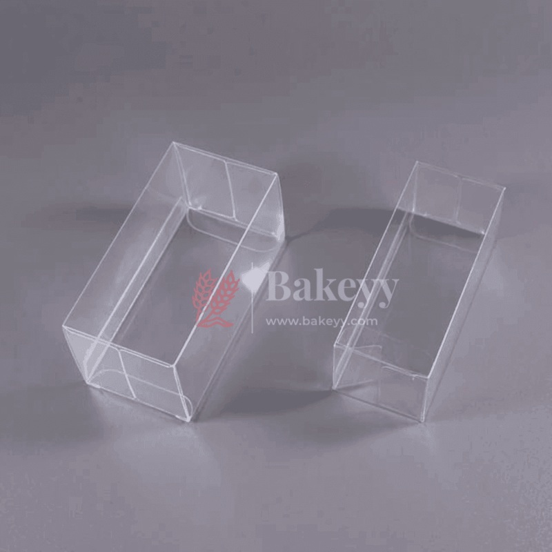 7x7x11 cm || PVC Transparent Foldable Plastic Gift Boxes || Pack of 10 || Perfect for Gifts, Party Favors, and Event Displays||
