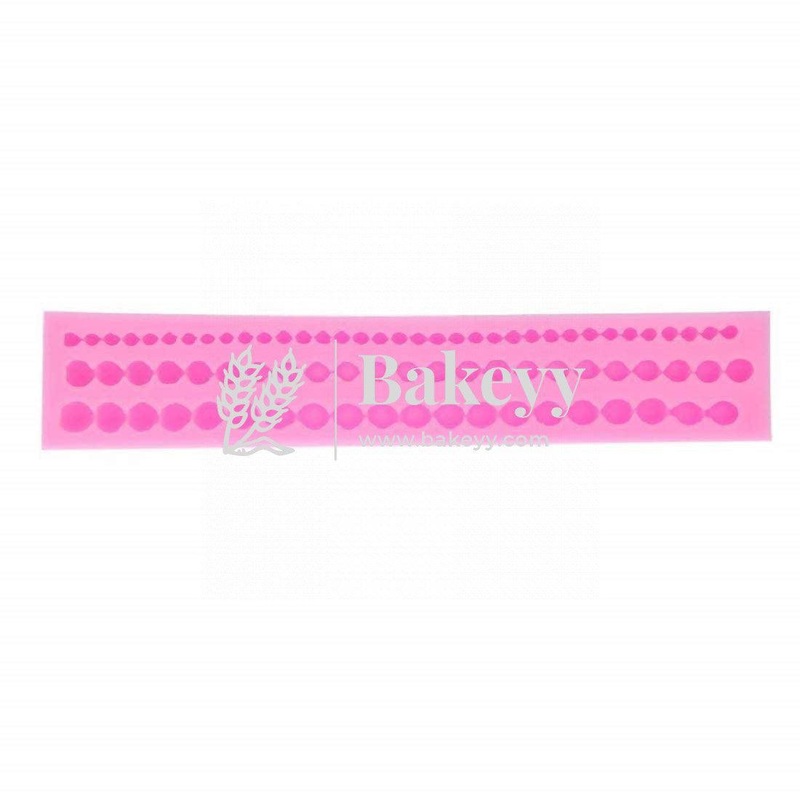 Beads Pearls Silicone Mould Fondant Decorating Mould | String of Pearl