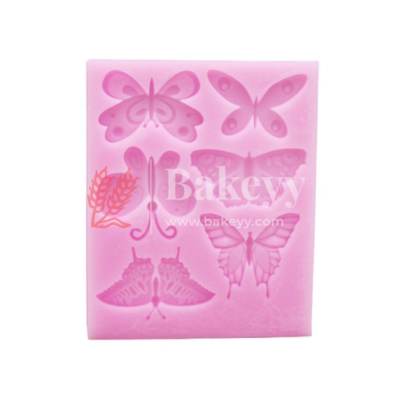 Butterflies Pink Fondant Mould