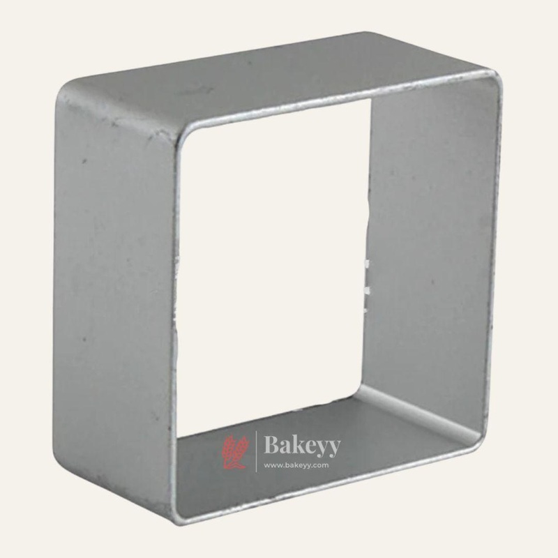 Cookie - Biscuit Cutter -  Square Shape - Biscuit Mould - Aluminium - 1 Piece