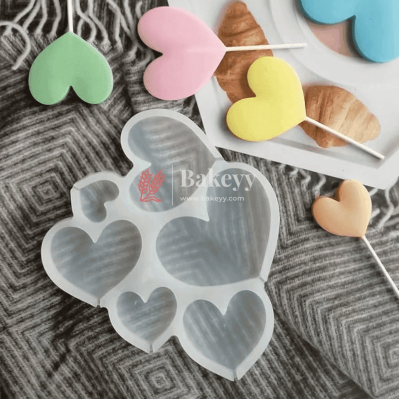 Heart Shape Silicone Chocolate Mould