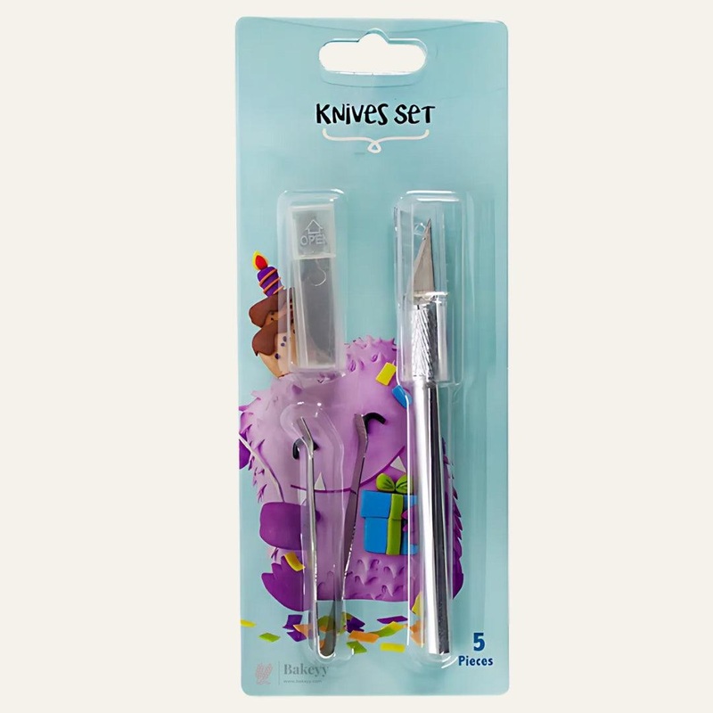 Knives Set| The Stainless Steel Detailing Knife | Set of 3 Pieces
