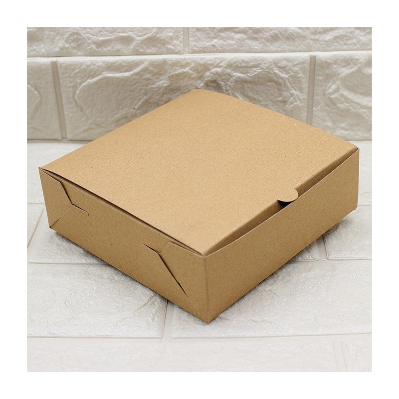 Kraft Sandwich Box Disposable Containers Made of food grade paper | Pack of 25