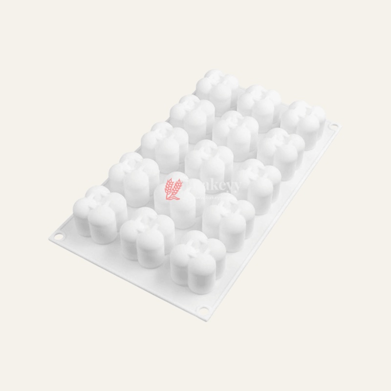 Mini Cube Aromatherapy Candle Silicone Mold DIY Candle Mold with