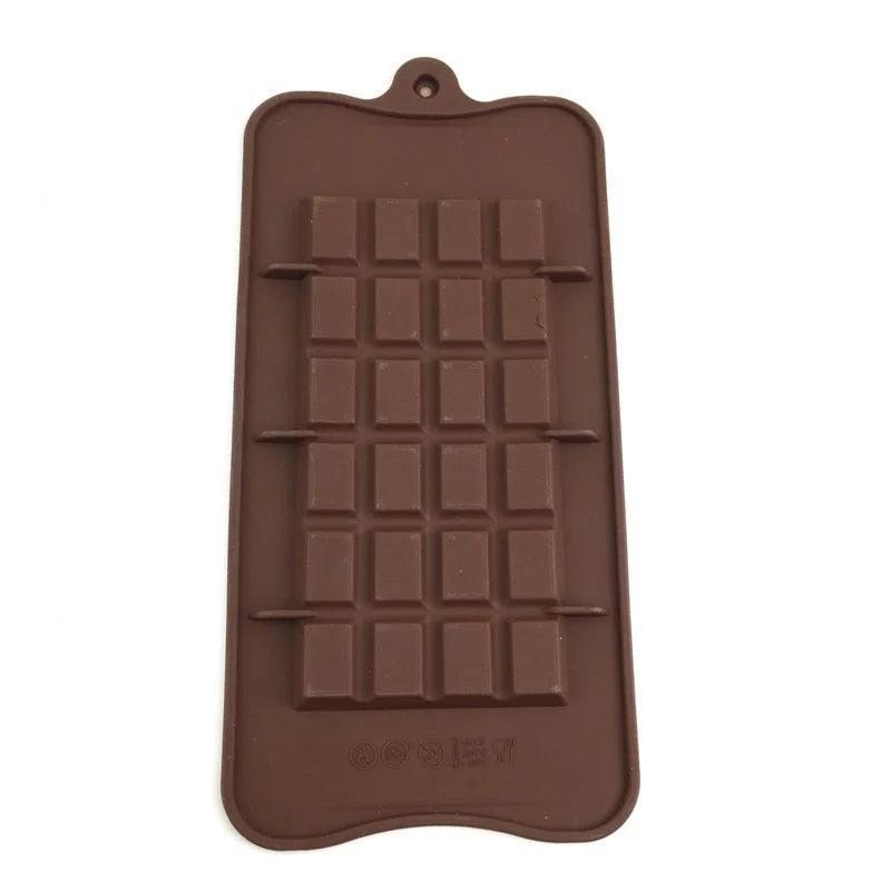 Silicone Chocolate bar Mould/Chocolate Making and Shaping Mould/Waffle Shape
