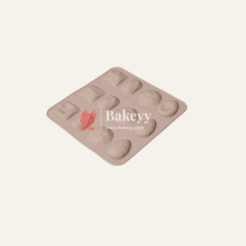 Silicone Mold for Chocolates, Non Stick, Dishwasher Safe, 4 shapes