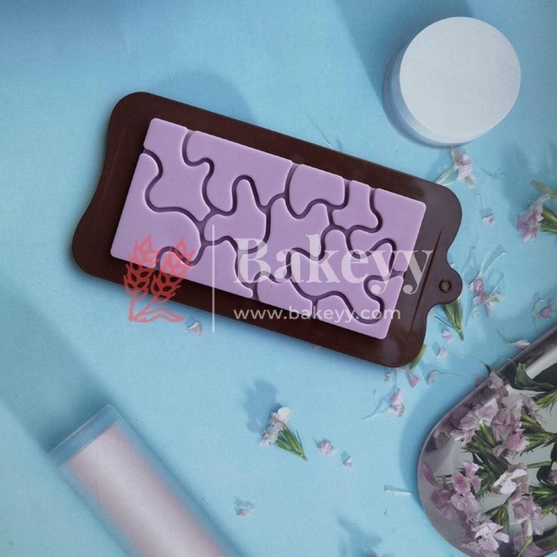 Silicone Puzzle Design Chocolate Bar Mould