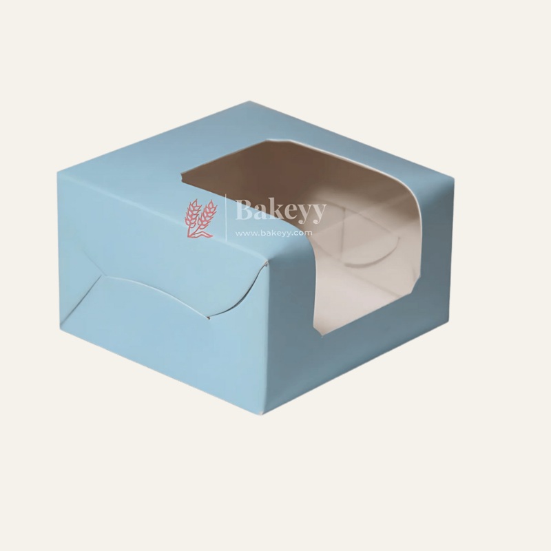 1 Brownie Box Blue Color | With Window