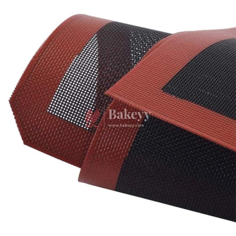 1 Piece-Black Silicone Baking Mat| Nonstick Sheet for Making Cake, Pizza, Fondant Cake