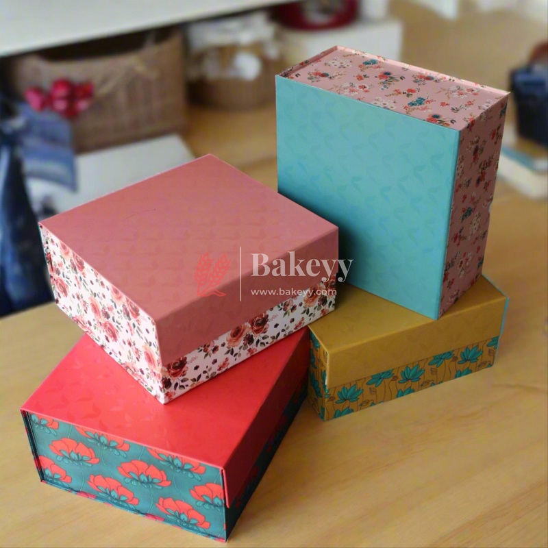 10x10x4 Inch | Collapsible Hamper Boxes | Rigid Box | Cardboard Box | Gift Box