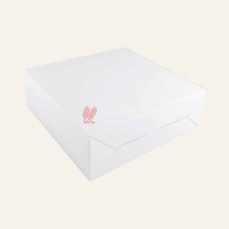 10x10x5 Inch | Plain White Cake Box | Grey Back Cake Box | Pack Of 50