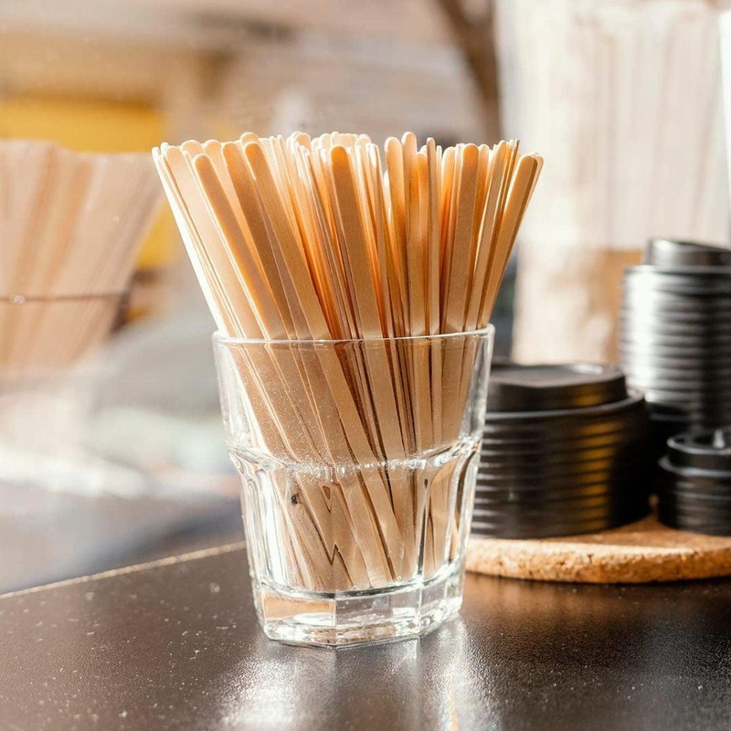 4.5 Inch Coffee Stir Sticks Wood Stirrers | Pack of 450| Bio-Degradable